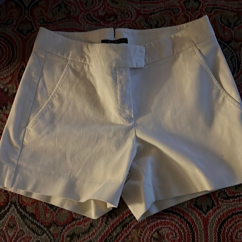 Theory white shorts size 6